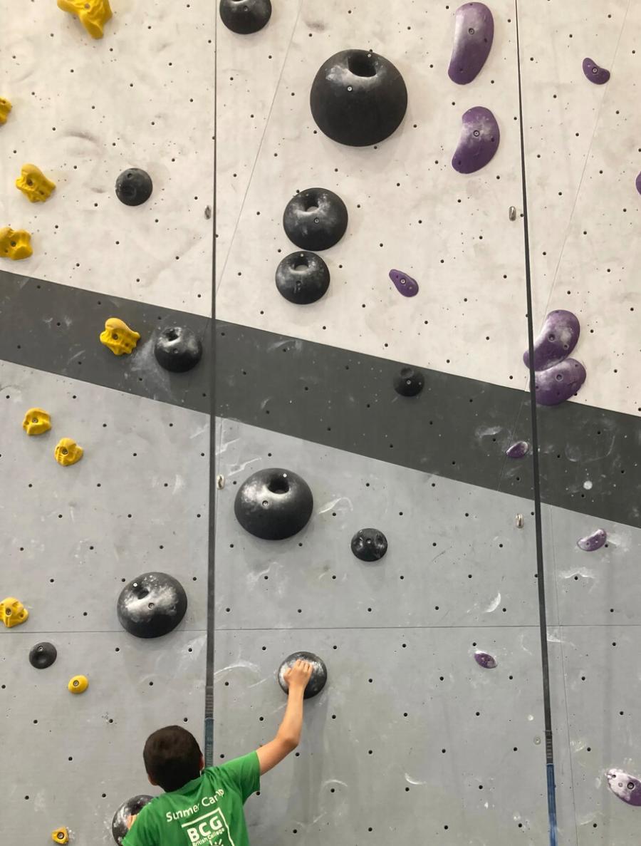 Escalada para alumnos de primaria